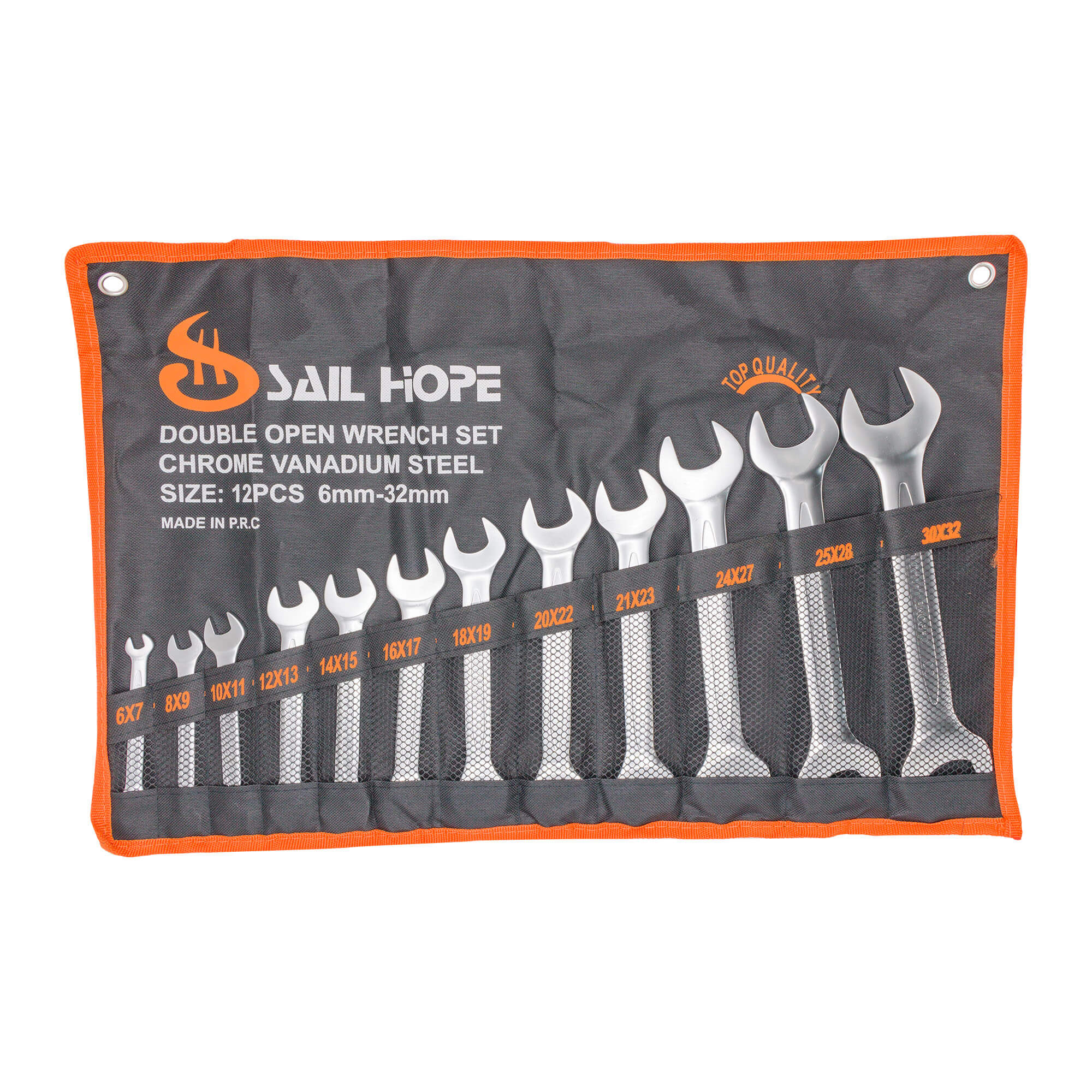 Set chei fixe duble din oțel CR-V SAILHOPE, 6 – 32 mm (12 piese) – MSA106