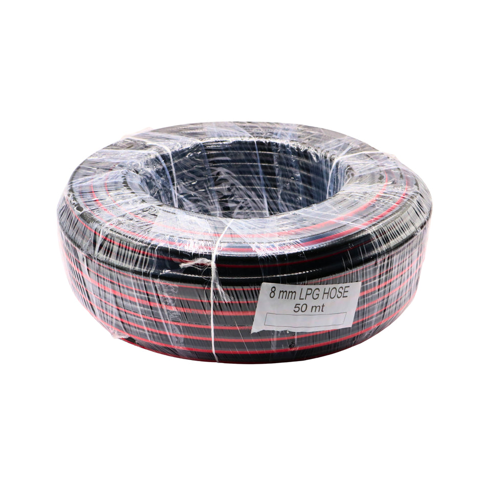 Furtun pentru gaz LPG Lotus Plastik, 8 mm, 20 bar, 50 m