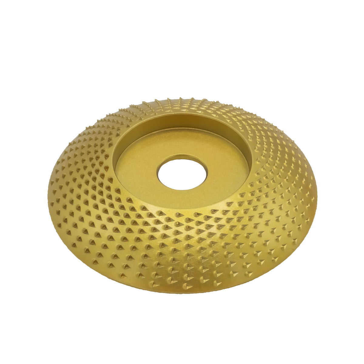 Disc raspă oval mare 125 x 22,23 mm, auriu (66026)