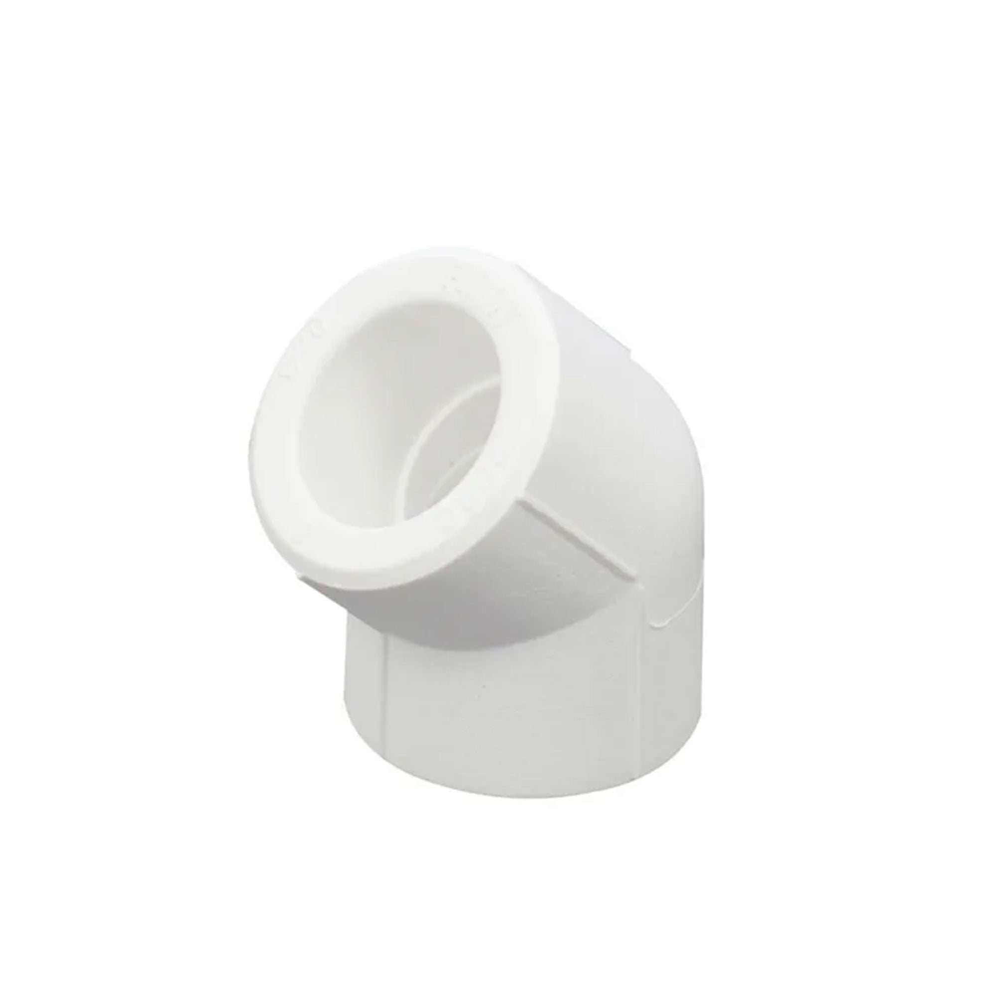 Cot PPR 45°, D 25 mm x 25 mm, alb