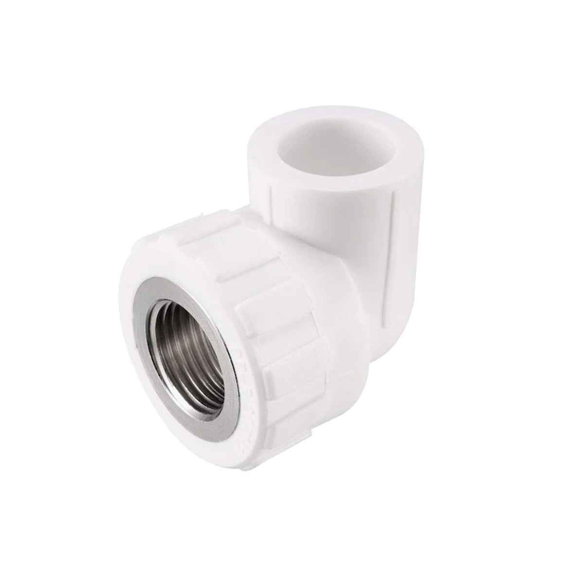 Cot PPR 90° cu filet interior, D 32 mm x 1", alb