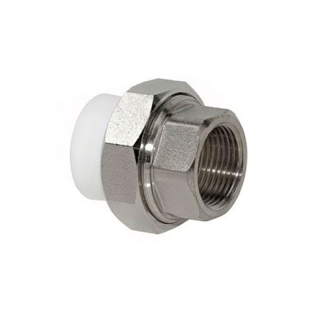 Racord olandez PPR D 32 mm x 1" cu filet metalic interior