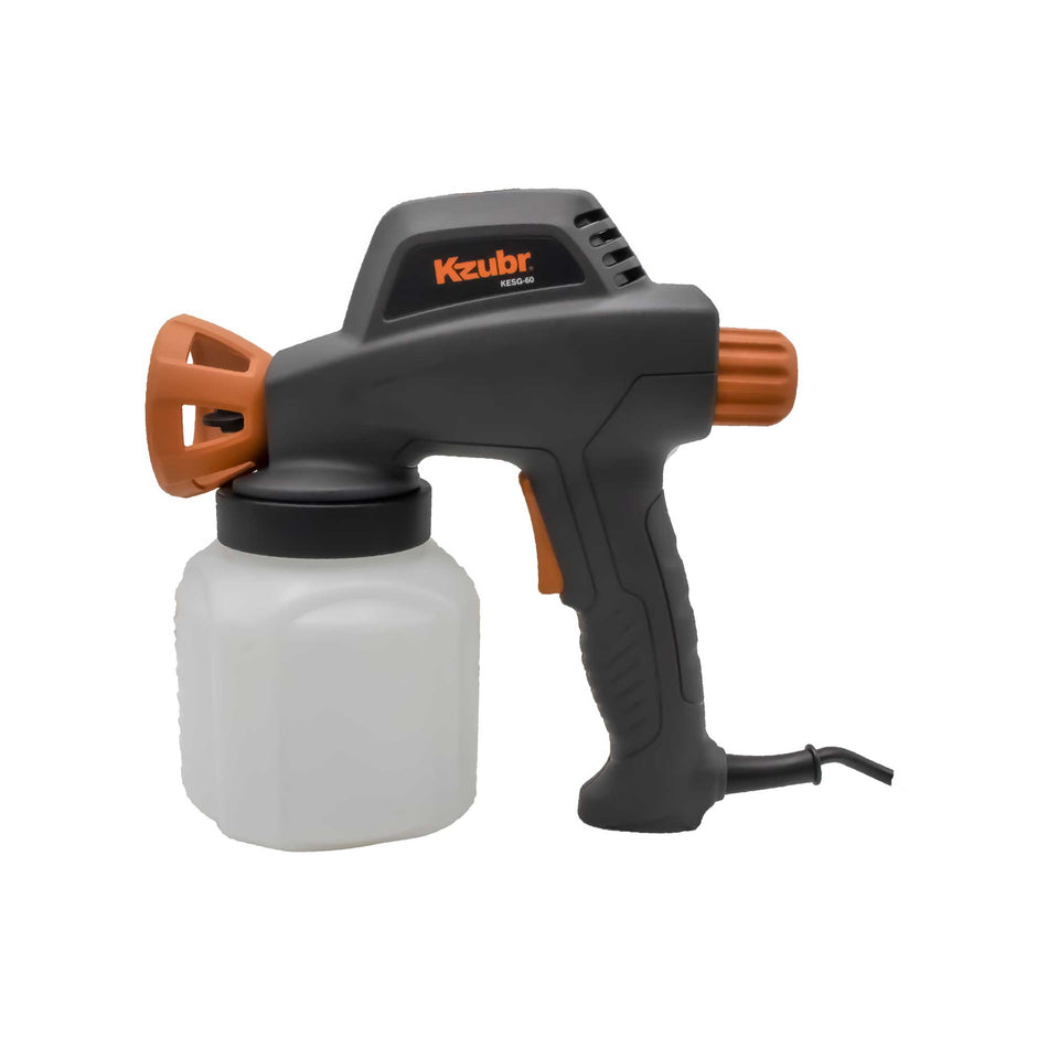 Pistol de vopsit, electric, KZUBR KESG60,  putere 60W , capacitate 700 ml, 250ml/min