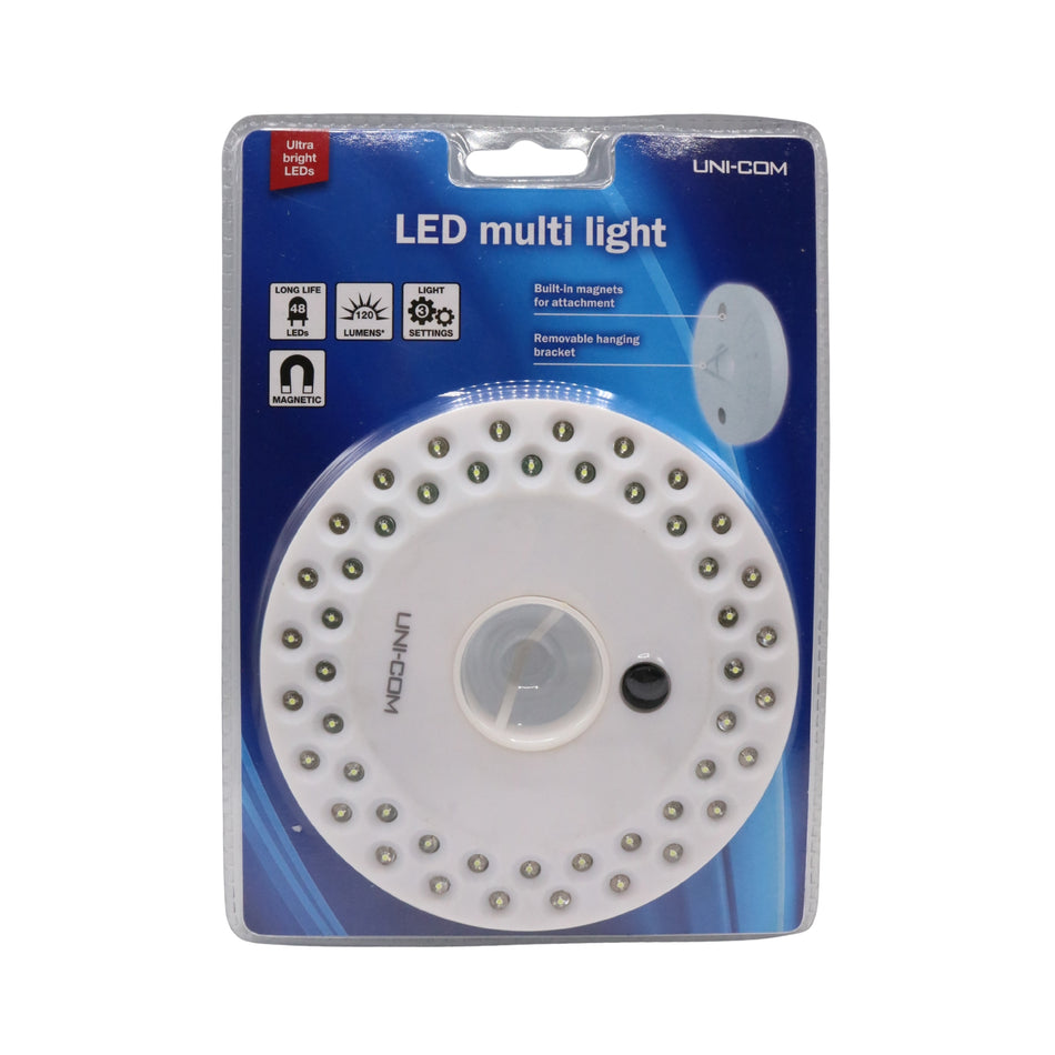 Lampă LED multifuncțională Uni-Com, 48 LED-uri, 120 lumeni, magnetică