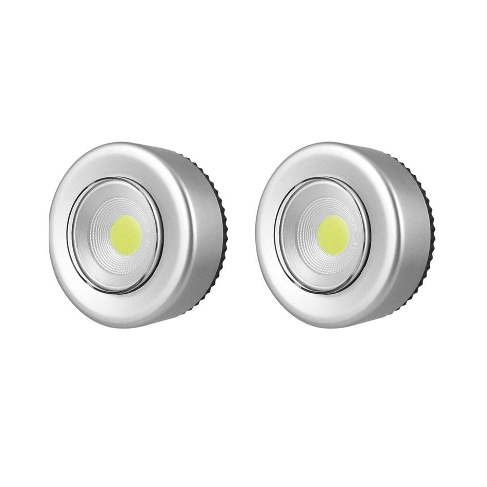 Set 2 lămpi LED COB Push Uni-Com, 0,5 W, autoadezive