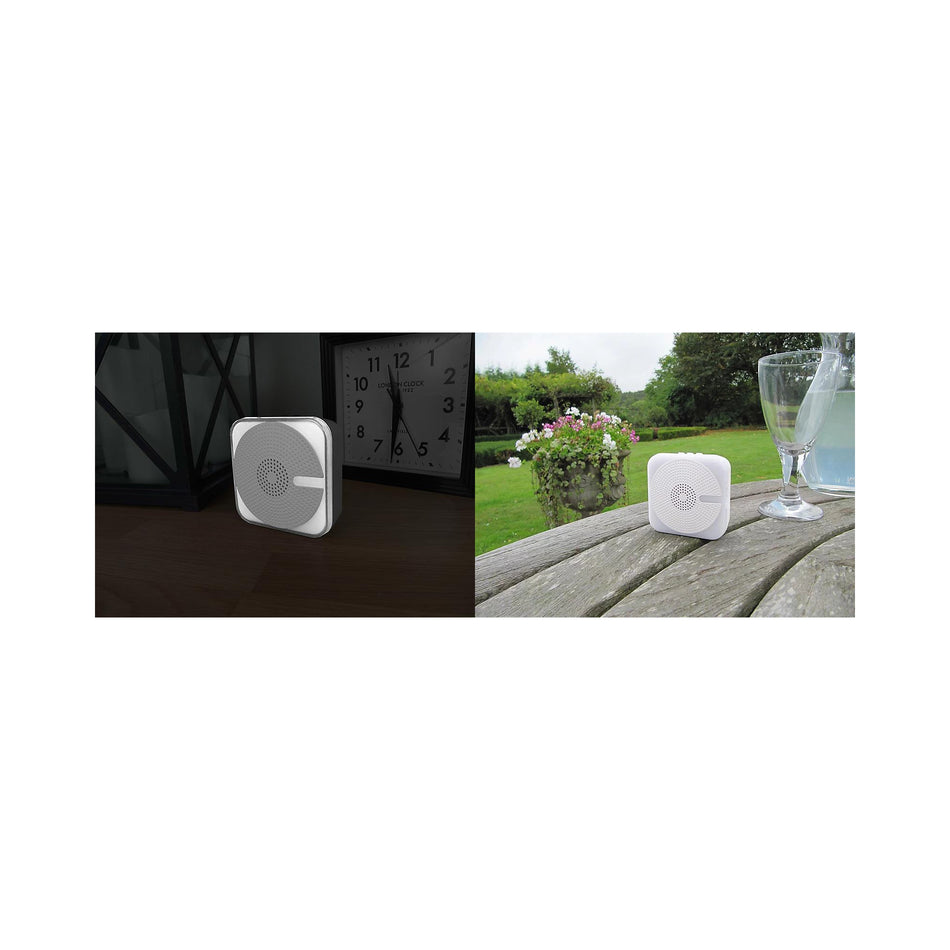 Sonerie wireless UNI-COM Smart Chime 4893, cu buton cinetic, portabilă, 100 m, 85 dB, CADOU INCLUS – Adaptor universal