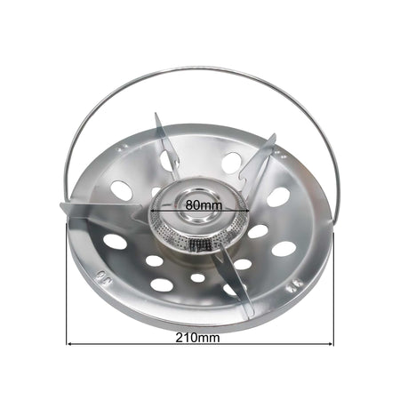 Arzător pentru butelie Ø210 mm / Ø80 mm
