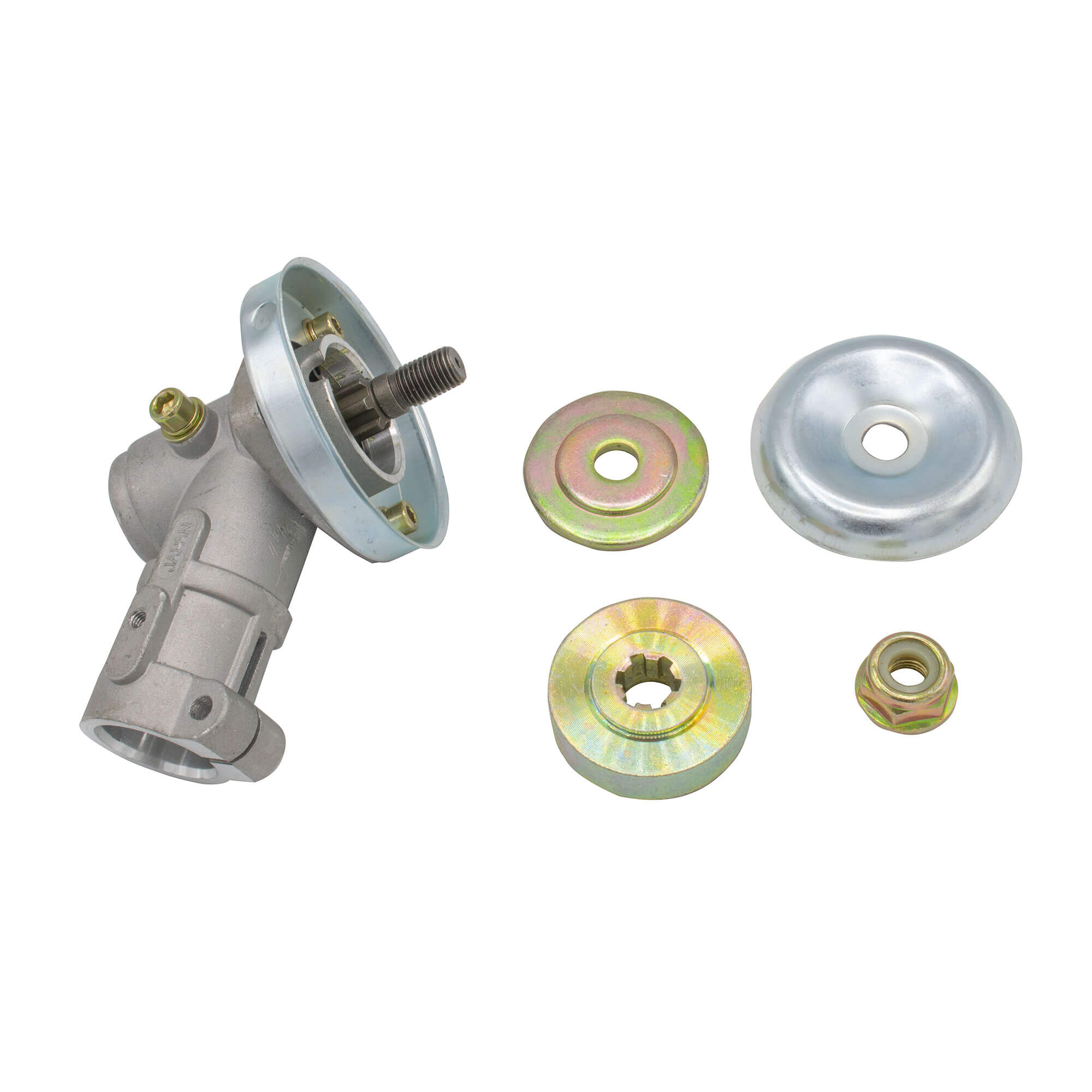 Angrenaj unghiular pentru motocoasă, 9 caneluri, tijă 26 mm, M10 x 1,25, Mcauppk