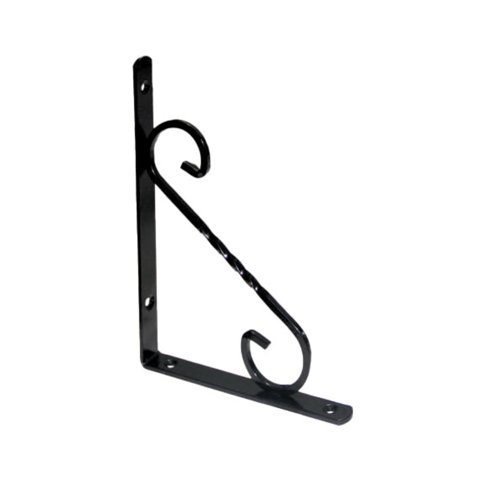 Consolă pentru raft din fier forjat negru No.2, 200 x 150 x 20 mm, Besel