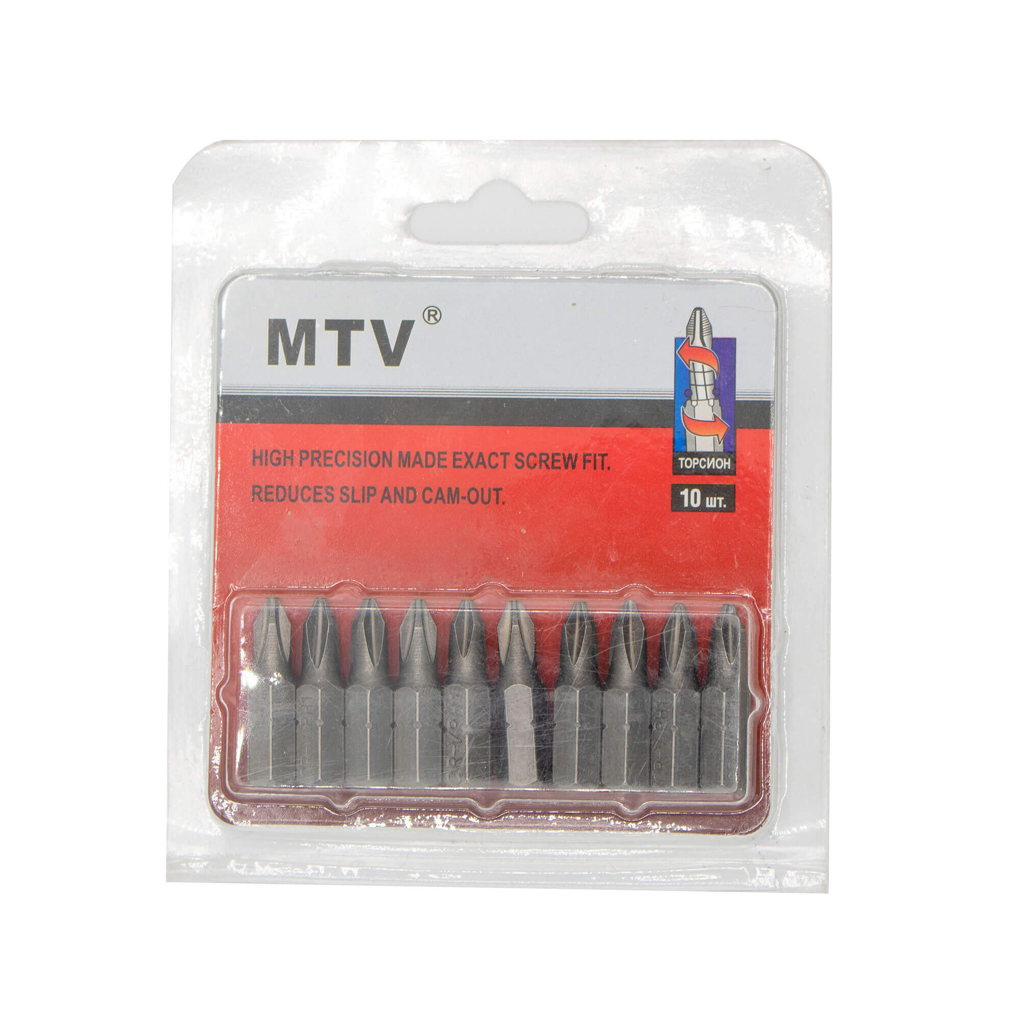 Bit PH1 25 mm, set 10 buc, MTV