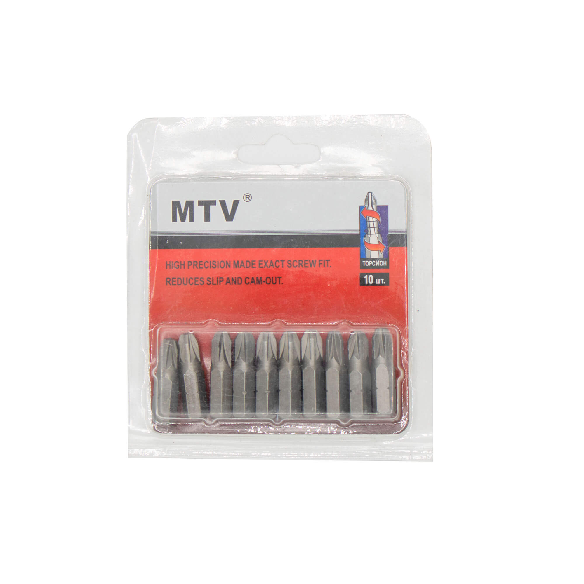 Bit PZ3 25 mm, set 10 buc, MTV