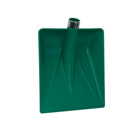 Lopată plastic verde întărită cu inel metalic , No.8, 528 g, 325 x 395 mm