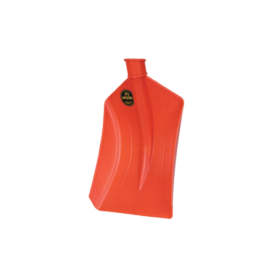 Lopată pentru zăpadă BKI No. 4, portocalie, 270 x 420 mm, 430 g