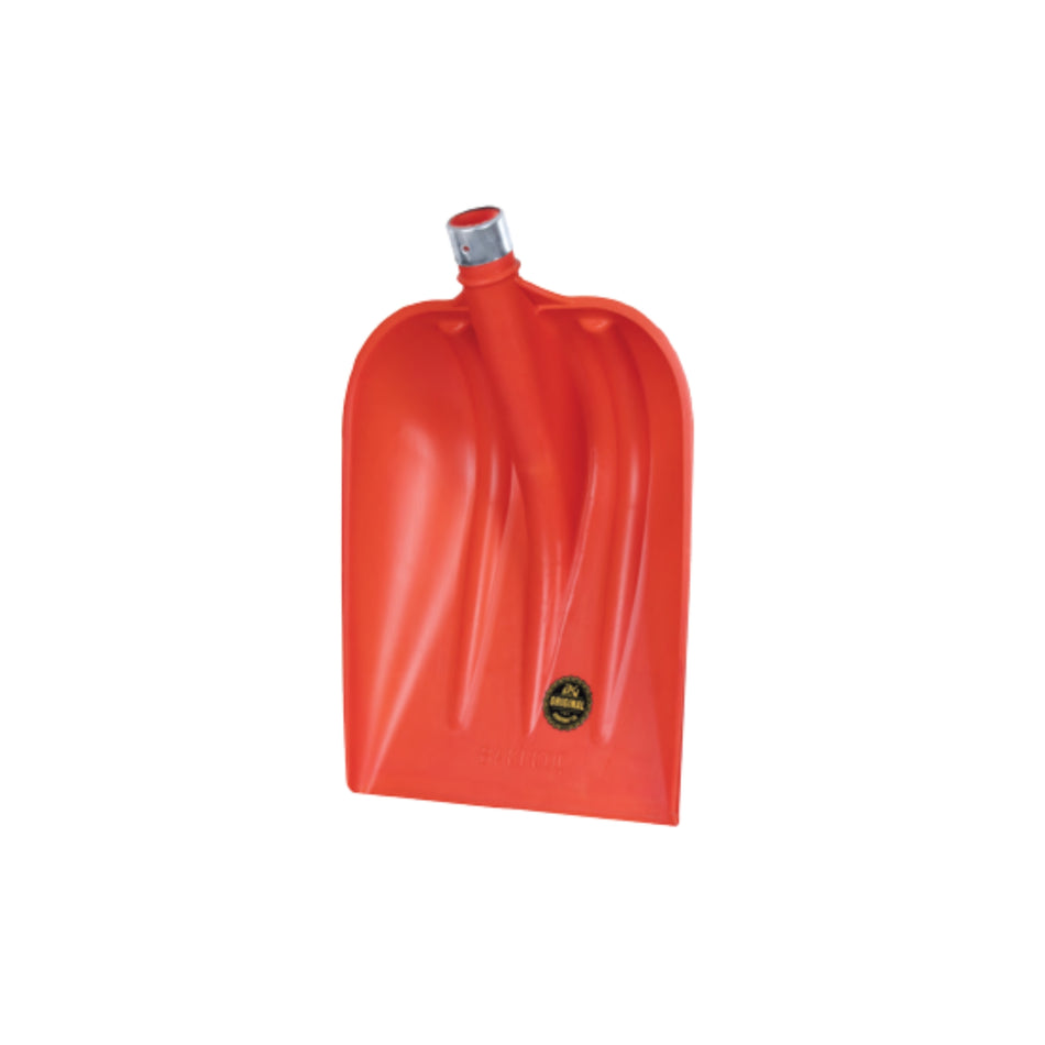 Lopată pentru zăpadă BKI, portocalie, 350 x 515 mm, 890 g