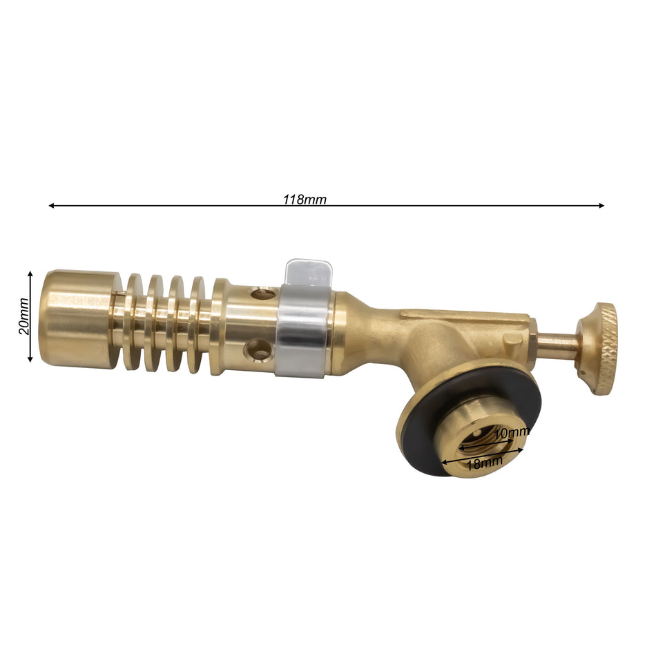 Cap arzător pe gaz din alamă 1350°C pentru butelie, model 7013C – MSA3191