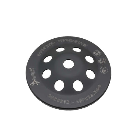 Disc cupă diamantat turbo Ø180 mm pentru beton, granit, marmură, piatră – SGS2312