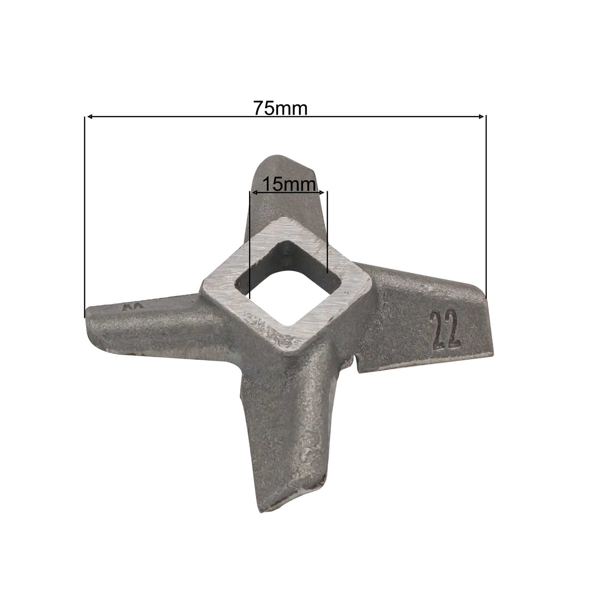 Cutit din metal pentru masina carne nr.22, CLASIC