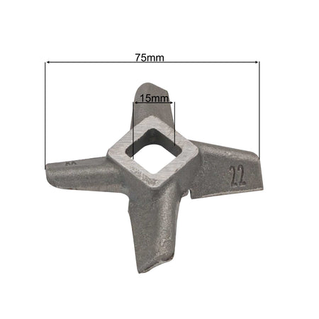 Cutit din metal pentru masina carne nr.22, CLASIC