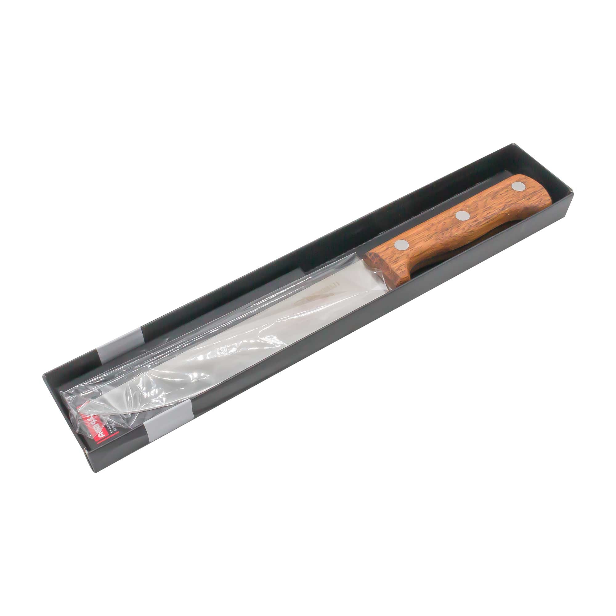 Cutitul Bucatarului, Chenlifang, lama 20 cm, maner lemn, SH-3