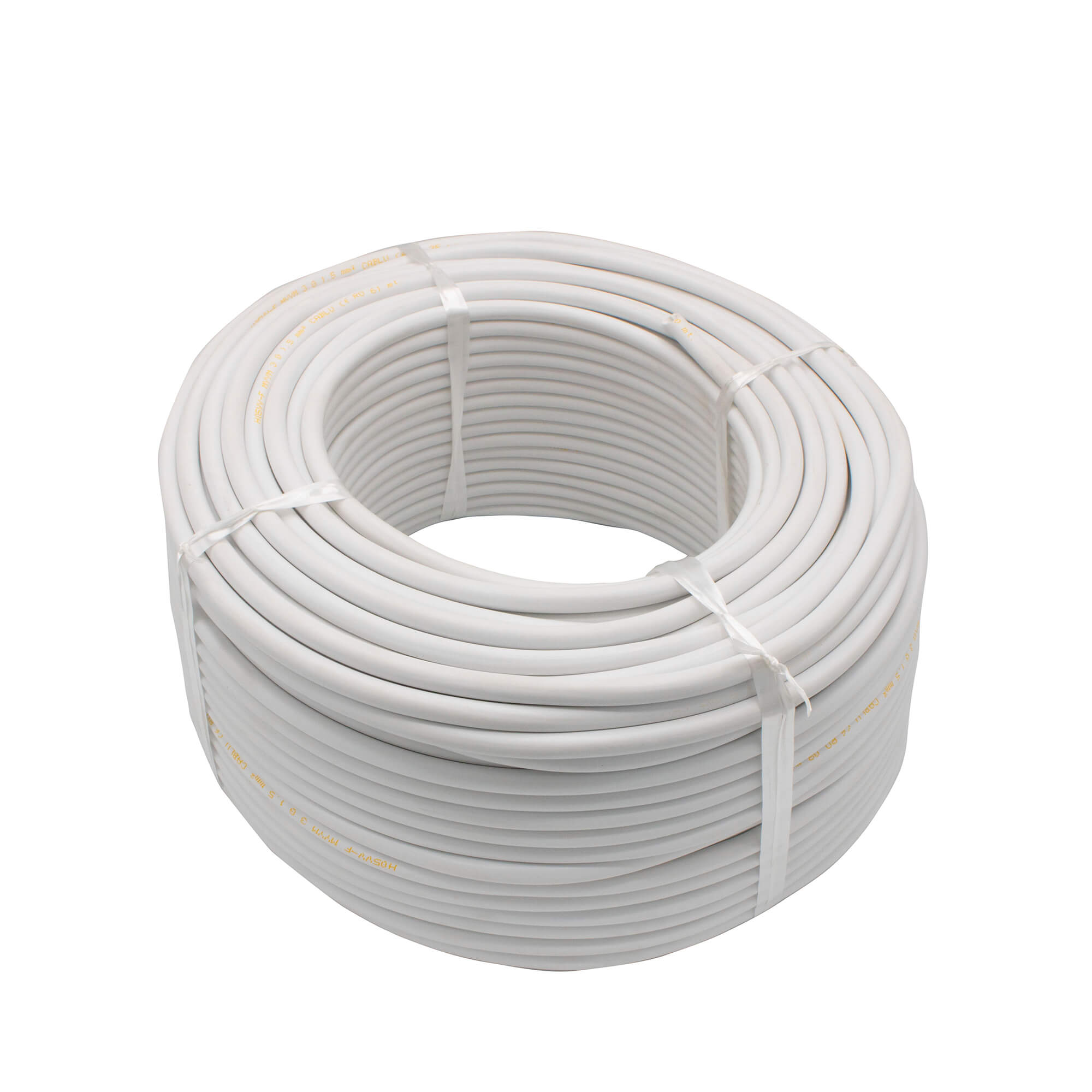 Cablu electric 3 x 1,5 mm², H05VV-F (MYYM), 100 m, alb