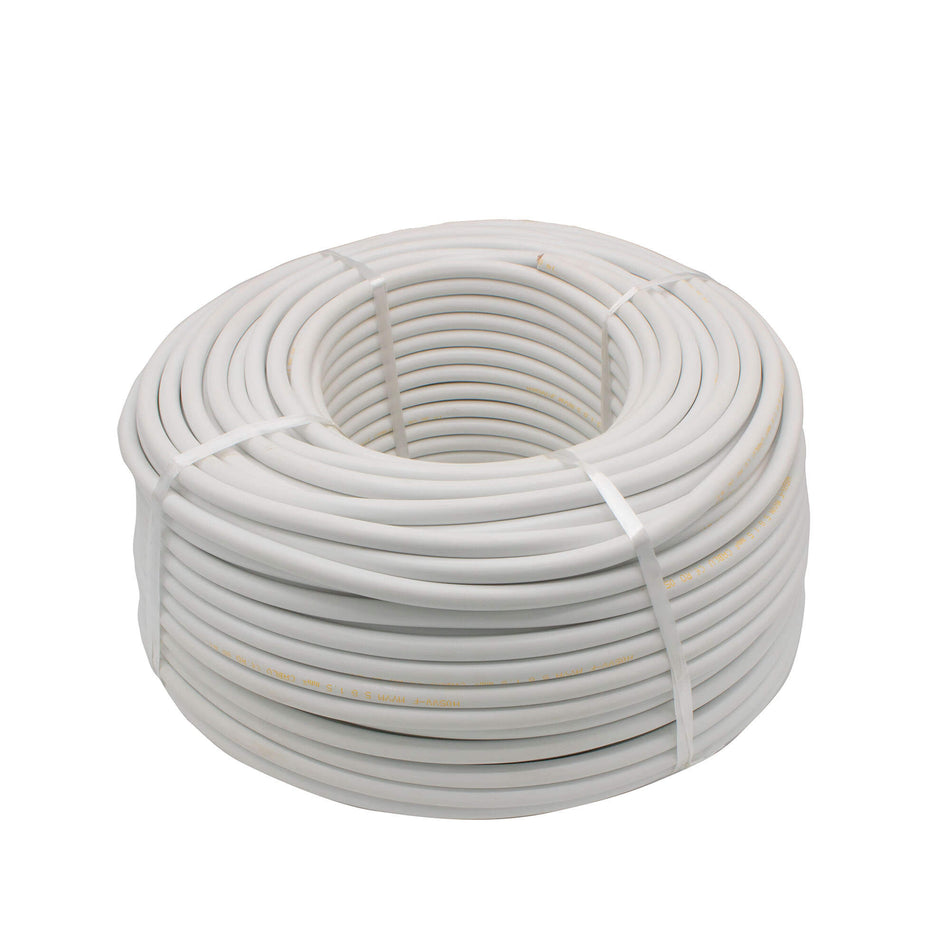 Cablu electric 5 x 1,5 mm², H05VV-F (MYYM), 100 m, alb