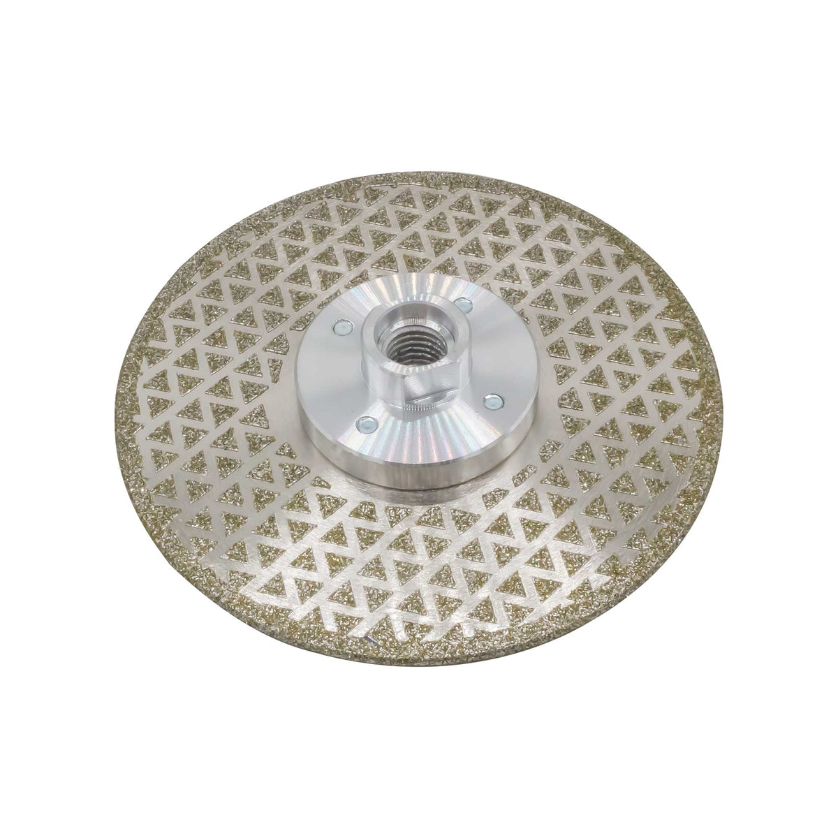 Disc diamantat electroplacat SGS cu flanșă M14, pentru marmură, granit, piatră și cuarț – 125 x 2,5 x 22,23 mm