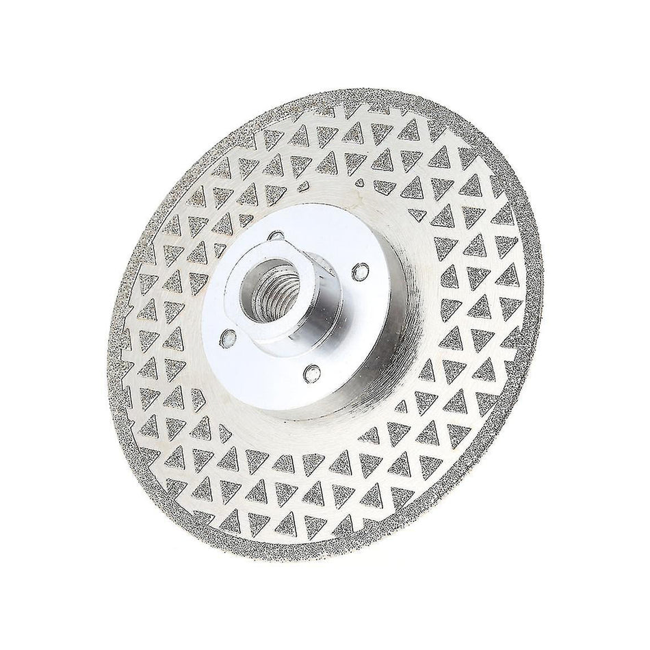 Disc diamantat electroplacat SGS cu flanșă M14, pentru marmură, granit, piatră și cuarț – 125 x 2,5 x 22,23 mm