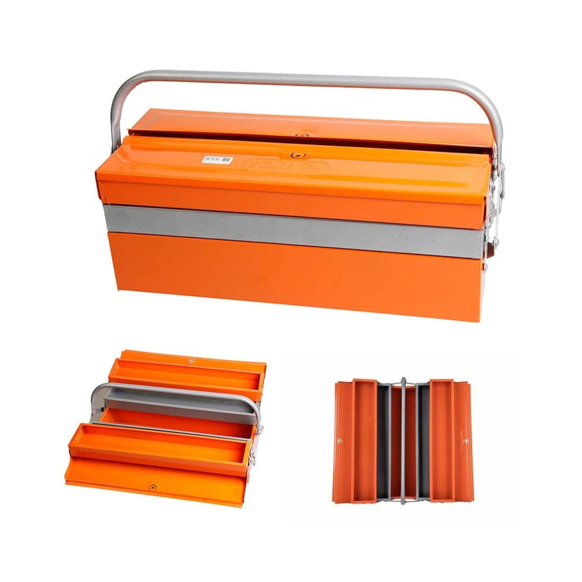 Cutie Metalică pentru Scule 510 × 205 × 205 mm – 5 Compartimente