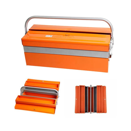 Cutie Metalică pentru Scule 510 × 205 × 205 mm – 5 Compartimente