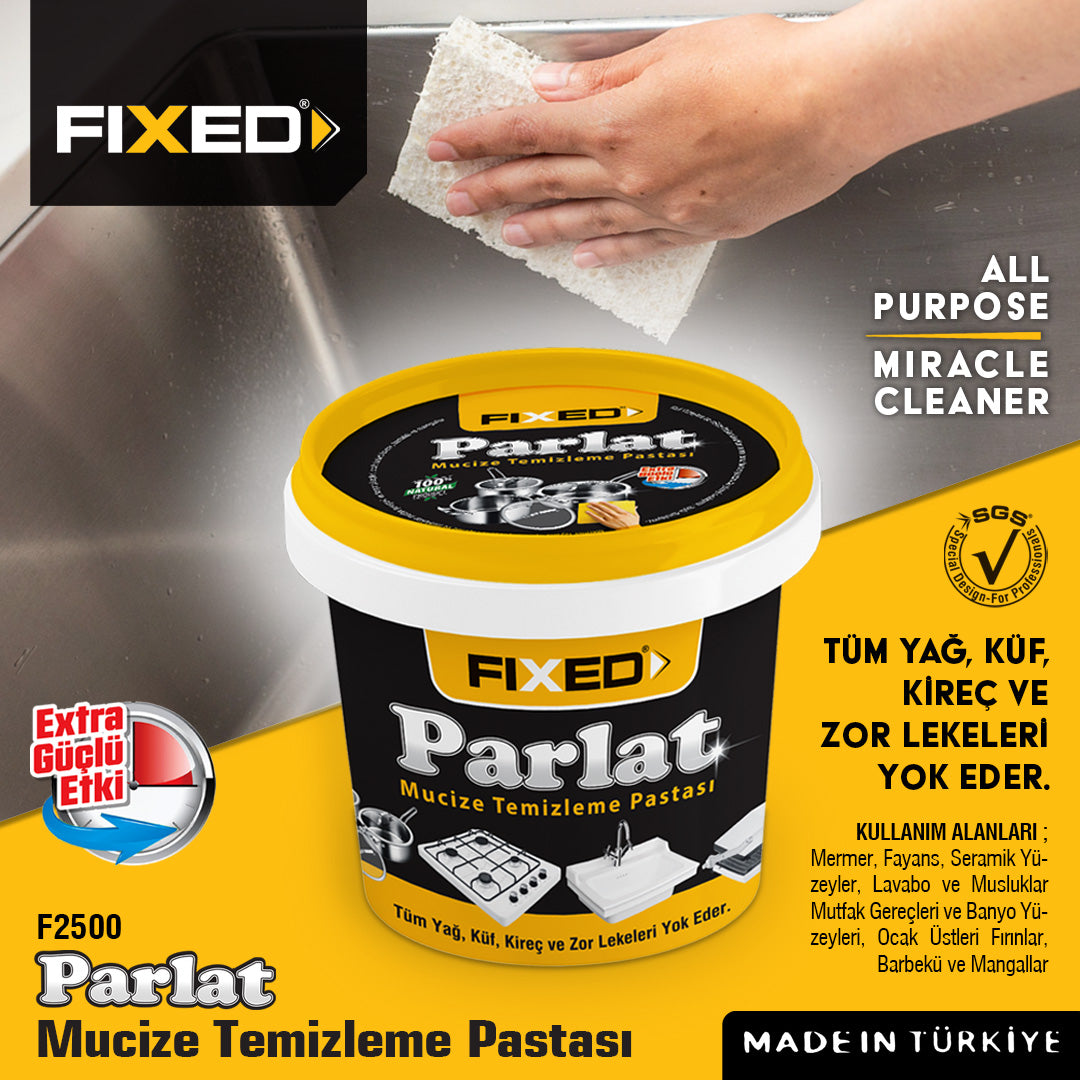 Pastă de curățare universală FIXED Parlat F-2500, 500 g, îndepărtează grăsimea, calcarul și petele dificile