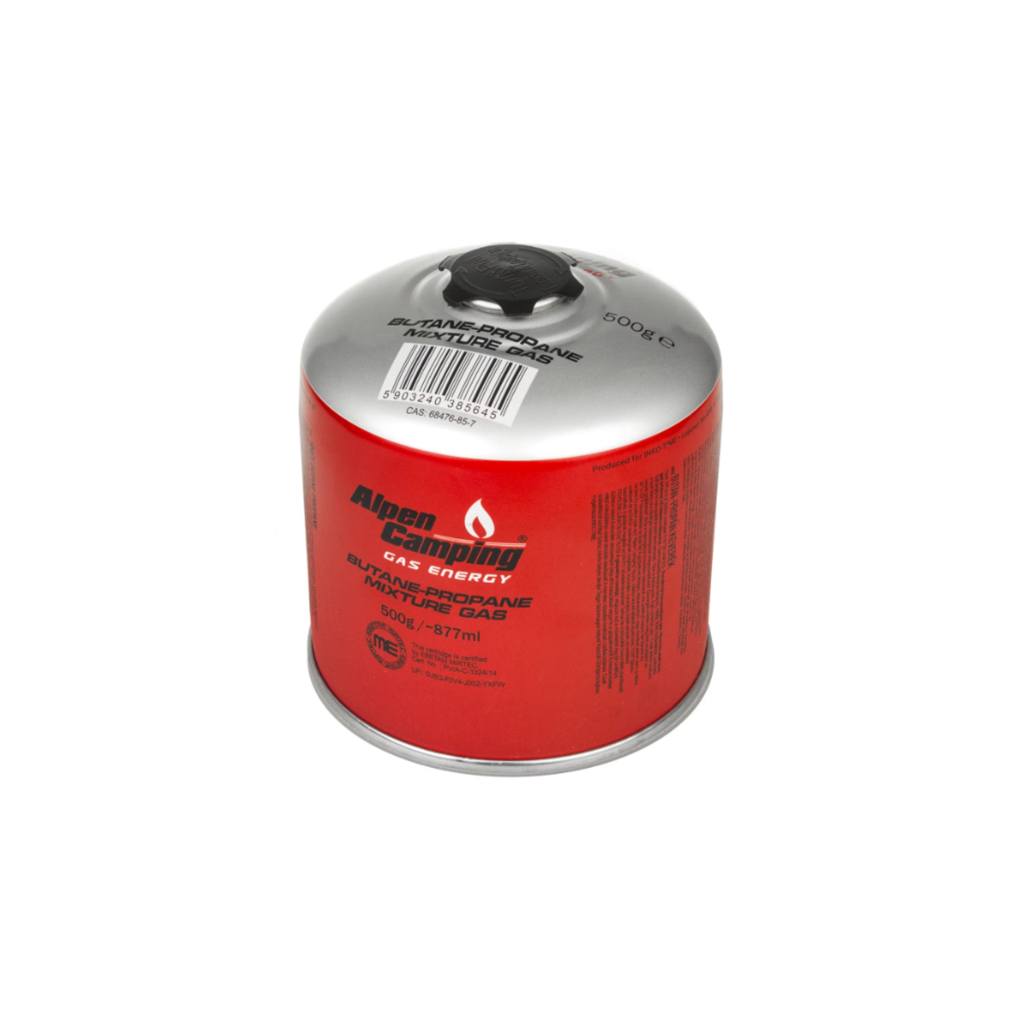 Butelie Gaz cu Filet 500 g / 879 ml EN417 – ALPEN CAMPING IK008