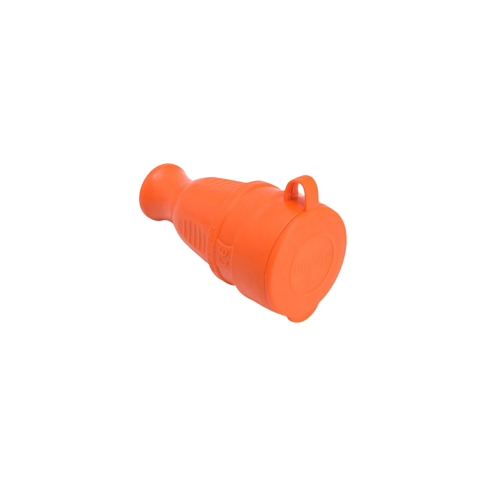 Cuplă cauciuc prelungitor monofazată IP44 16A 230V portocalie BYLION – KDP-FO