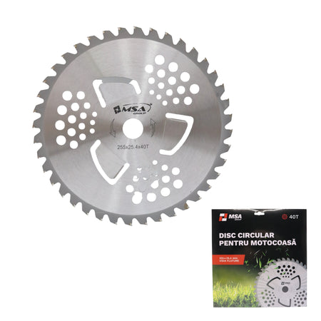 Disc motocoasă 255 x 25,4 mm x 40T VIDIA FLUTURE – MSA1010