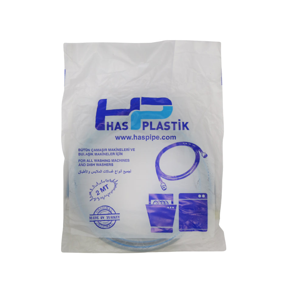 Furtun alimentare apă pentru mașină de spălat, 2 m, Has Plastik