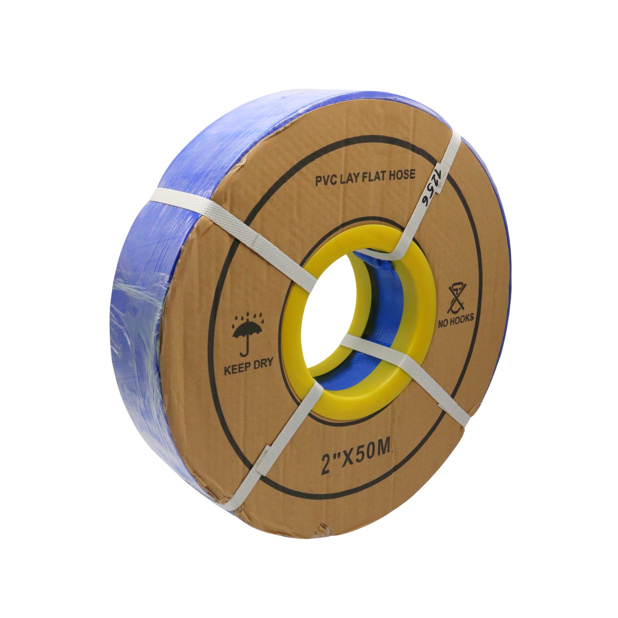 Furtun pompier 2", 50 m, albastru