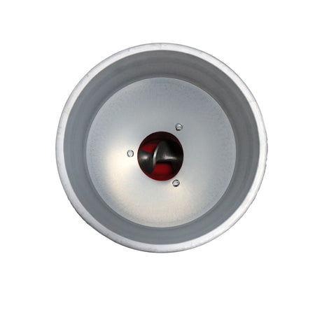 Mașină de tocat carne nr. 32 din fontă cu motor monofazic 2,5 kW, 220V, cadru negru + cuvă aluminiu