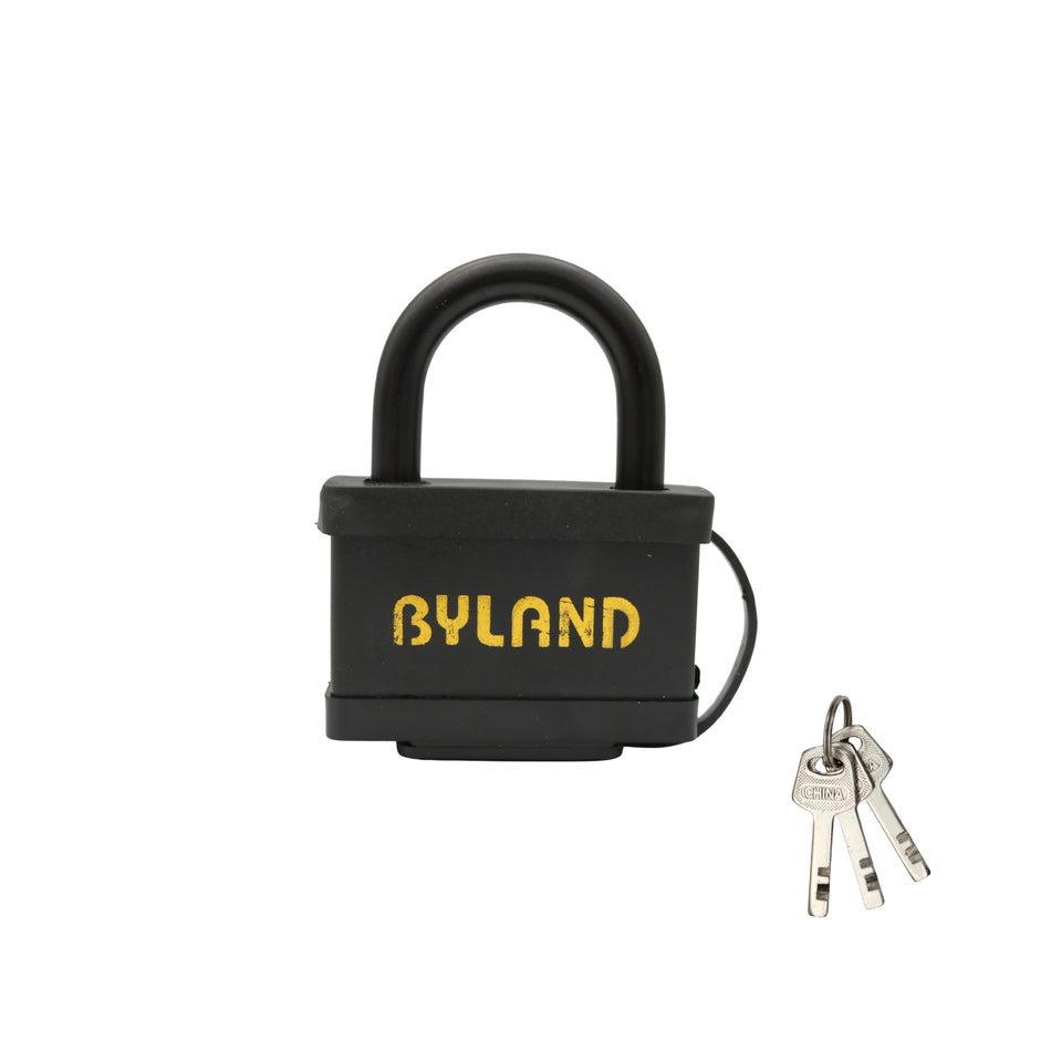 Lacăt Byland 70 mm, mecanism disc, 3 chei, negru