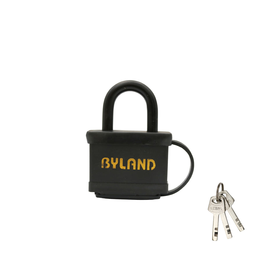 Lacăt Byland 50 mm, mecanism disc, 3 chei, negru
