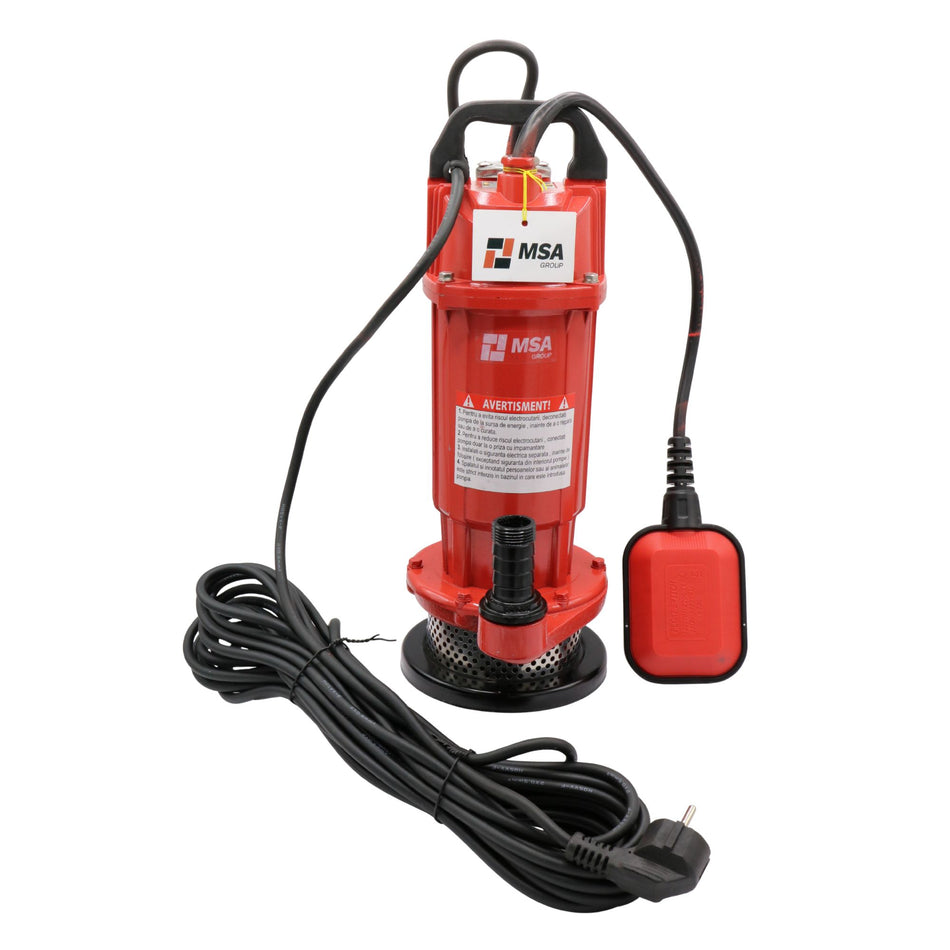 Pompă submersibilă QDX 16-0.37KW, 0.37 kW (0.5 HP), 220V, debit 30 L/min, înălțime refulare 16 m, MSA Group