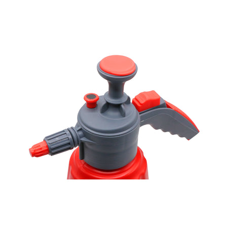 Pompa manuală de stropit MSA 2L Profesională, cu supapă de siguranță, rezervor gradat, pulverizare reglabilă, roșie
