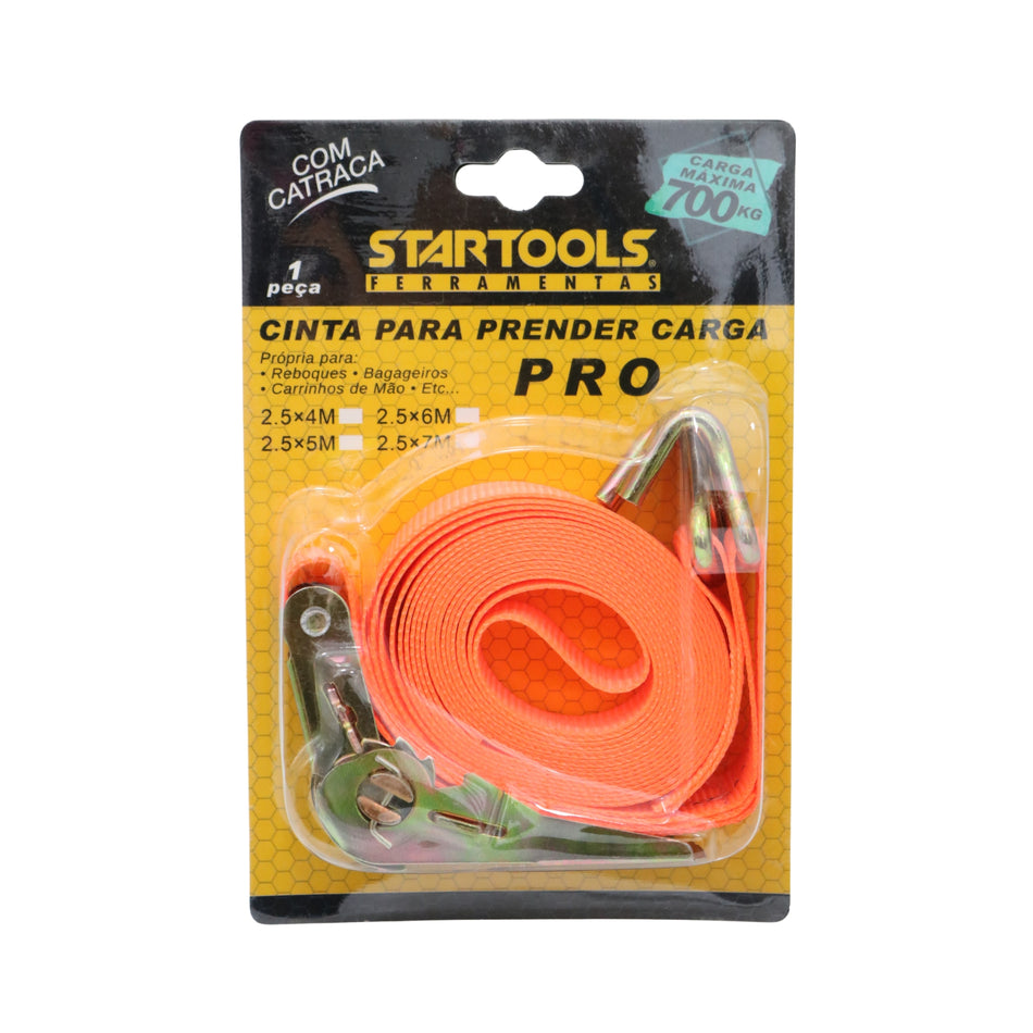 Centură ancorare cu clichet 4 m x 25 mm, 700 kg, STARTOOLS