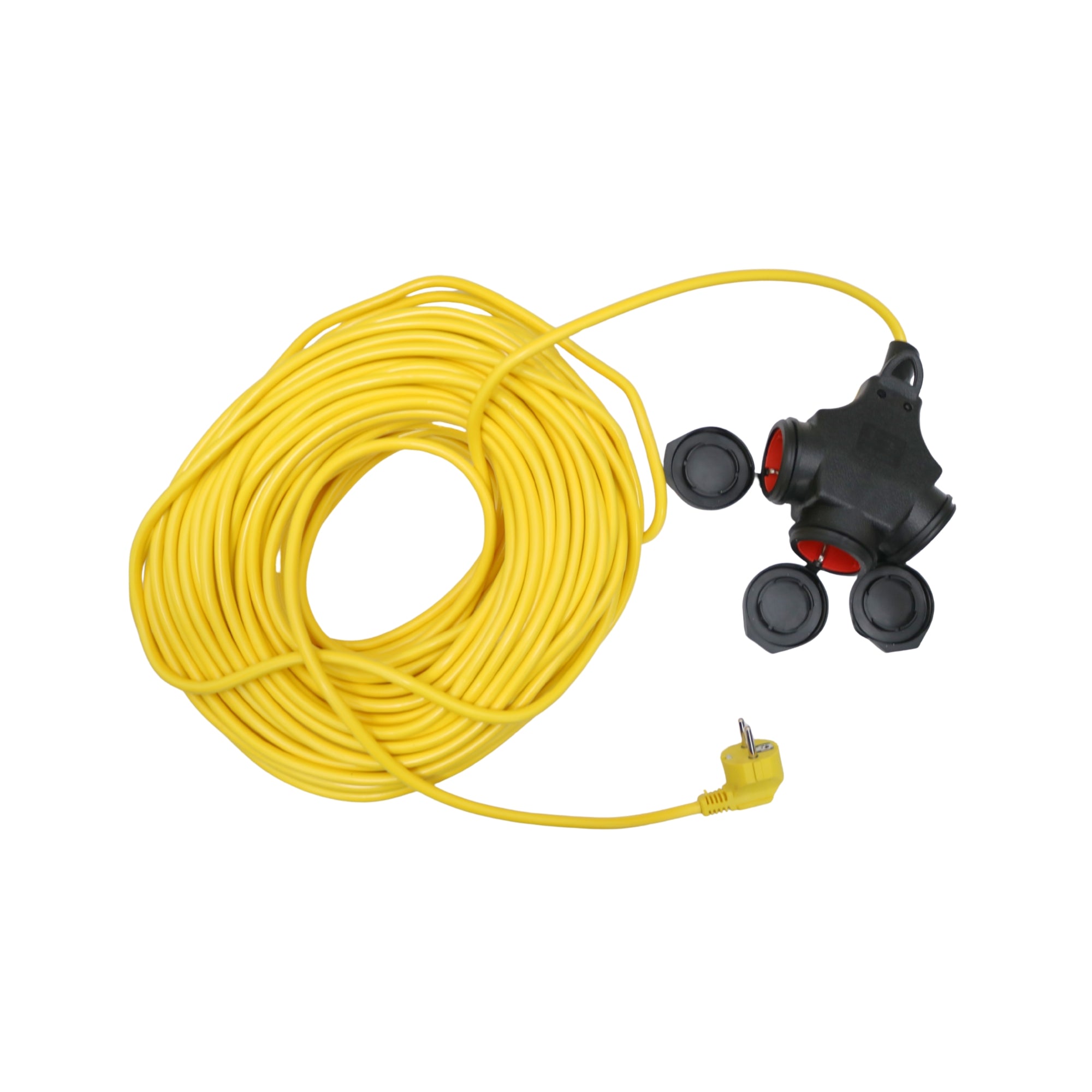 Prelungitor electric 40 m, 3 prize, 3G x 1,5 mm², H05VV-F, IP44