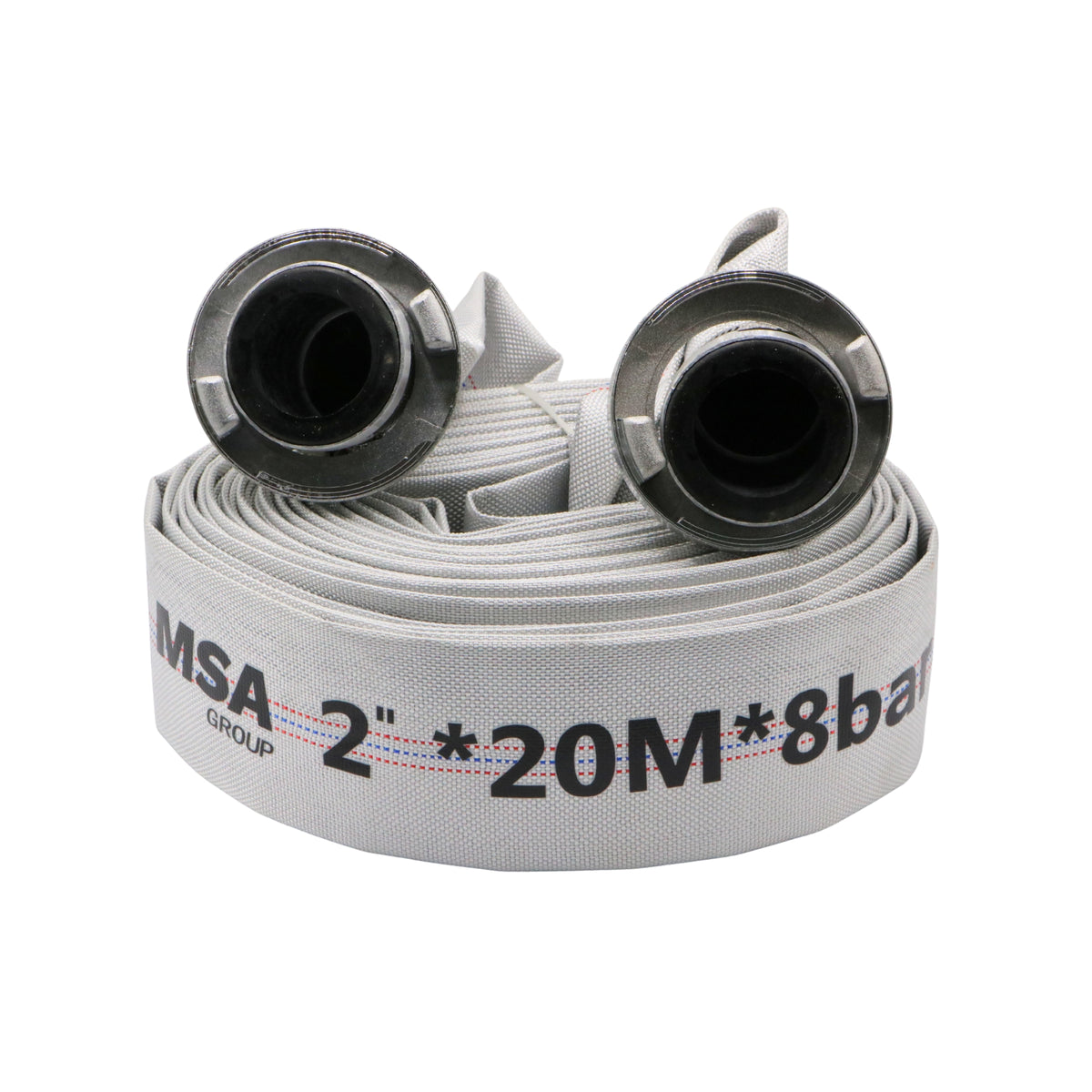Furtun pompier cu mufe 2", 20 m, 8 bar