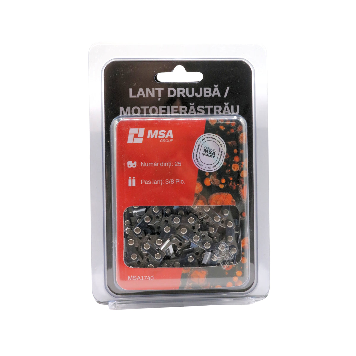Lanț drujbă / motofierăstrău MSA, 25 dinți, pas 3/8 Pic. – MSA1740