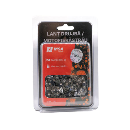 Lanț drujbă / motofierăstrău MSA, 25 dinți, pas 3/8 Pic. – MSA1740