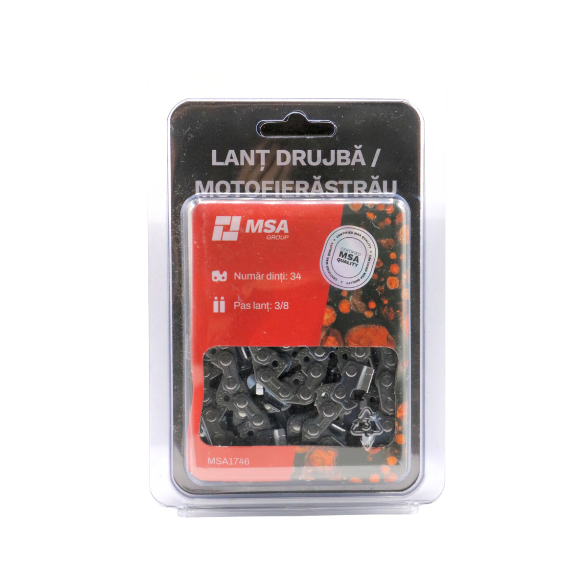 Lanț drujbă / motofierăstrău MSA, 34 dinți, pas 3/8 – MSA1746