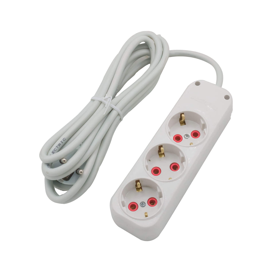 Prelungitor 3 prize cu împământare 5 m MSA Group, 16A, 250V, MSA2070