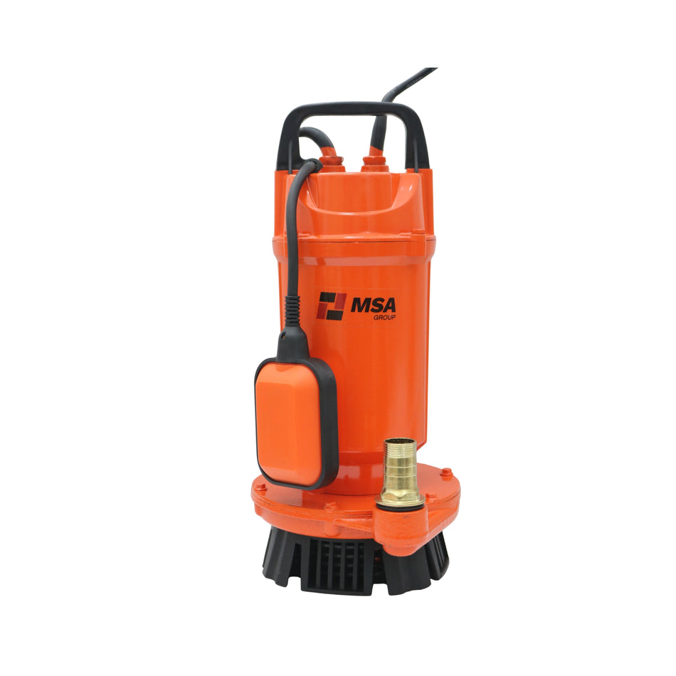 Pompa submersibilă apă curată MSA QDX1.5-32-0.75kW, 0.75 kW, refulare 32 m, debit 1.5 m³/h, hobby, cu plutitor