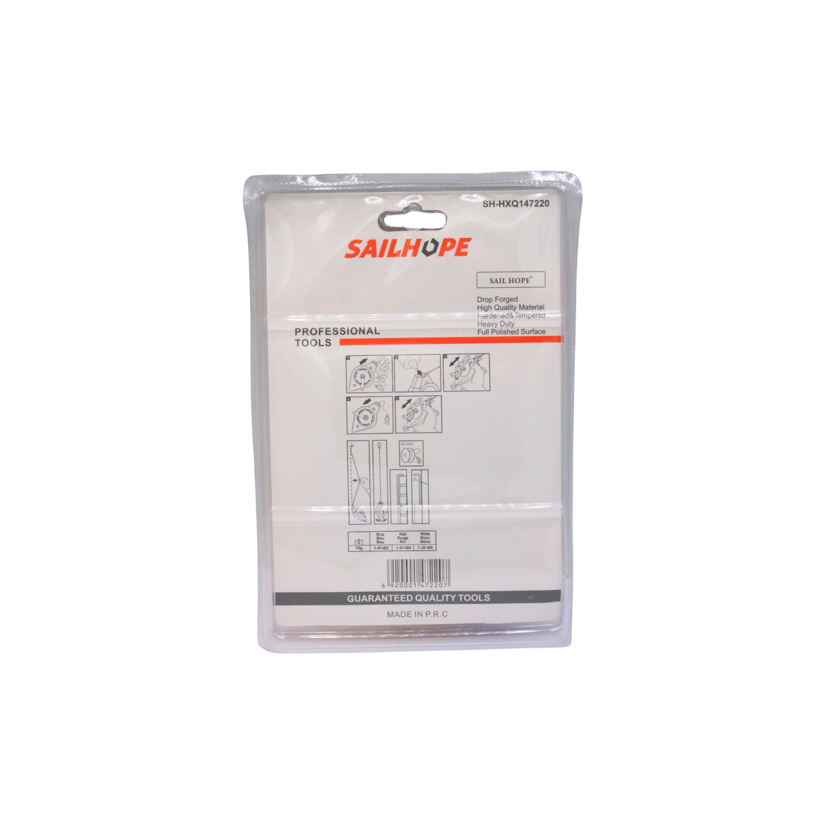 Set trasare cu sfoară, pulbere cretă 110 g și nivelă mini (Model SH-HXQ147220) SAILHOPE – MSA216