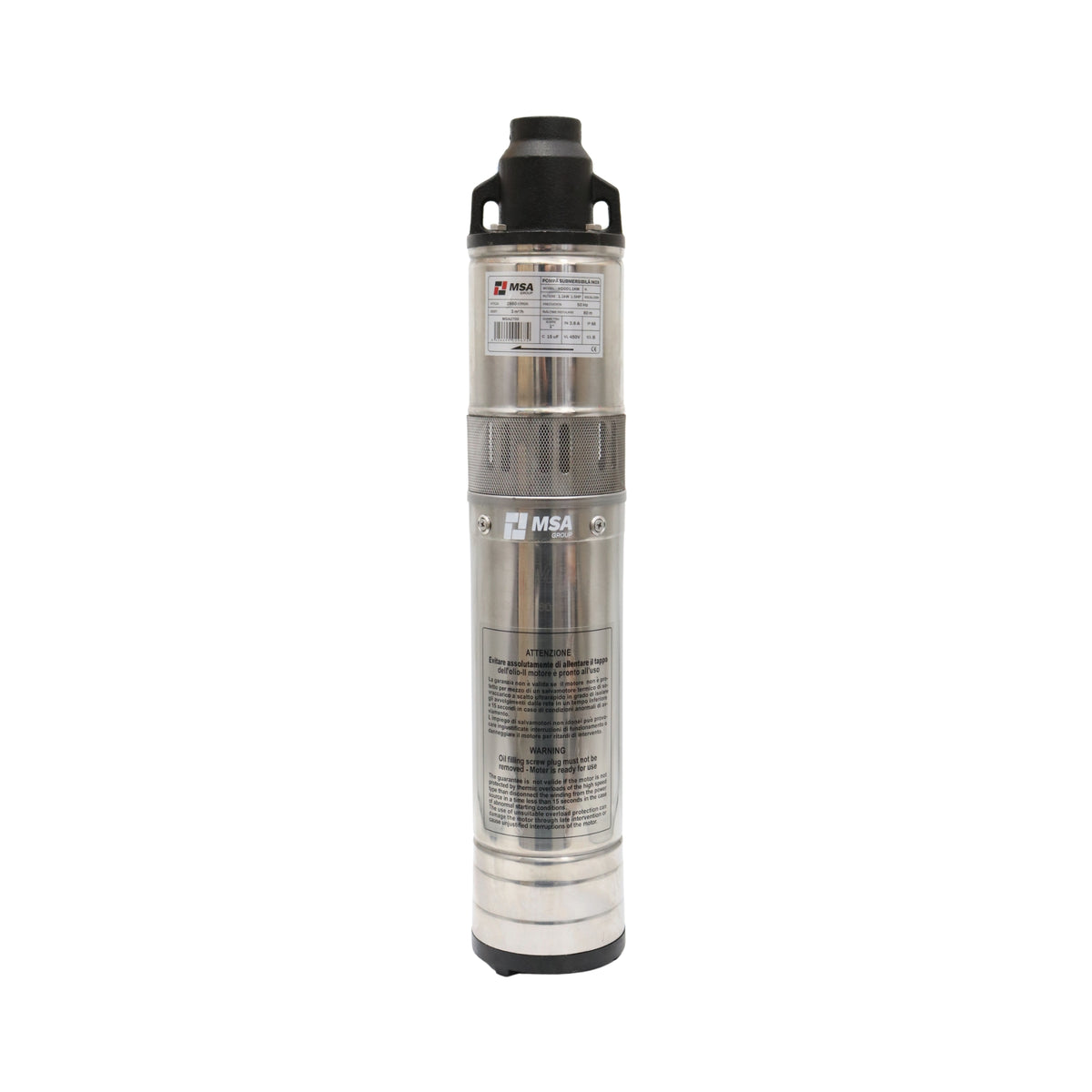 Pompă submersibilă inox 4QGD1.1KW, 1,1 kW, H max. 80 m, – MSA2700